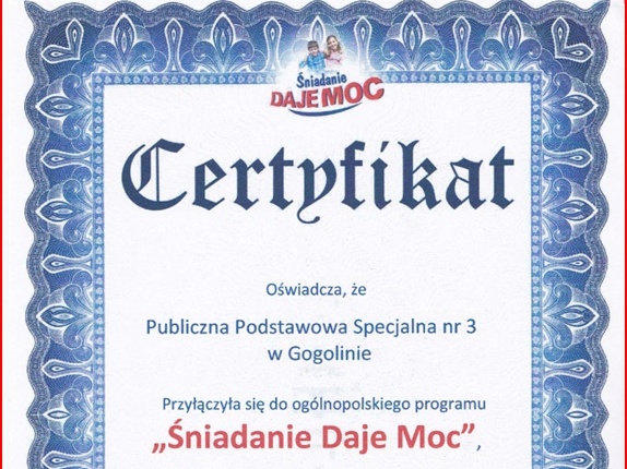 Śniadanie daje moc