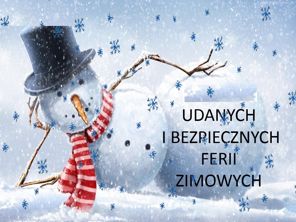 Udanych ferii!!!