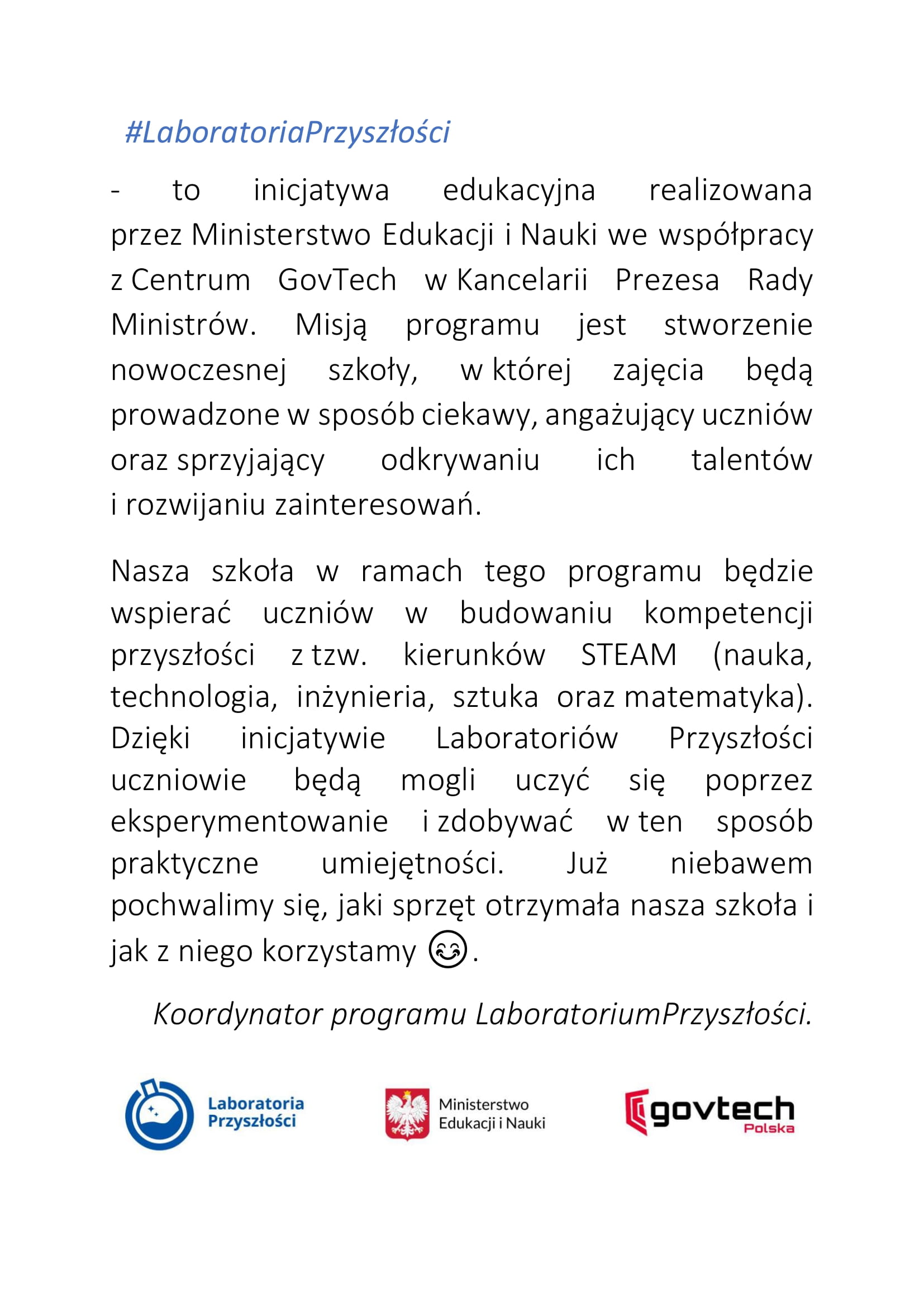 Laboratorium przyszłości wstęp 1